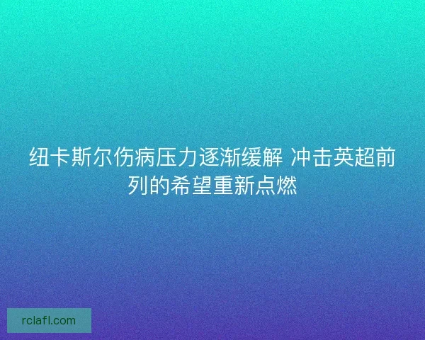 纽卡斯尔伤病压力逐渐缓解 冲击英超前列的希望重新点燃